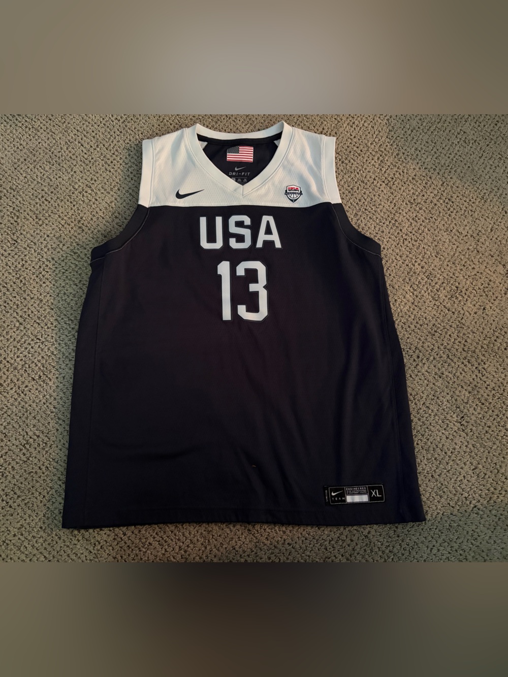 Nike Team USA Olympics Basketball James Harden Jersey Youth Size XL